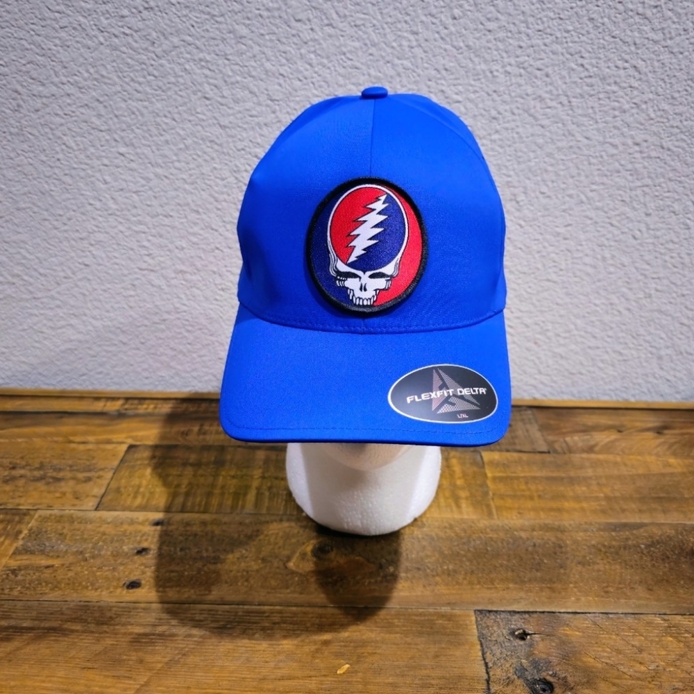 Grateful Dead Steal Your Face Woven Patch Hat